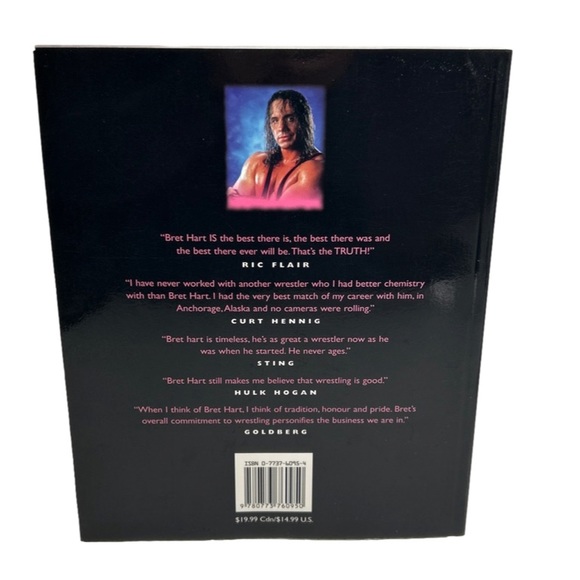 Bret Hitman Hart Softcover Fan Book With Perry Lefko - Picture 2 of 16